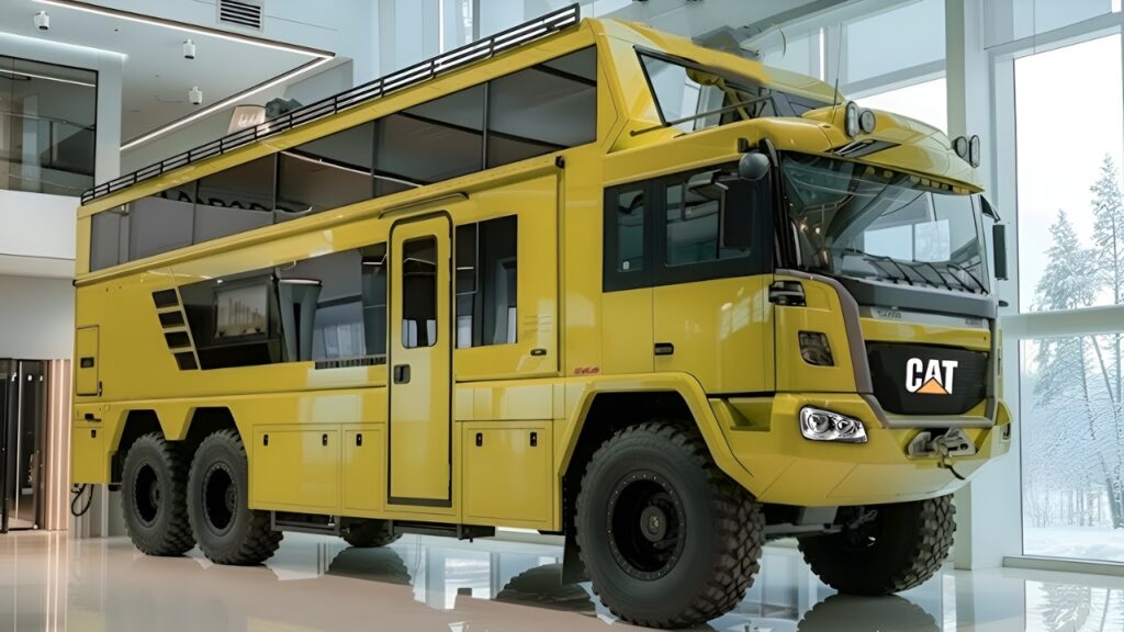 Caterpillar 2026 – Autocaravana Doble Piso 6×6 de Lujo