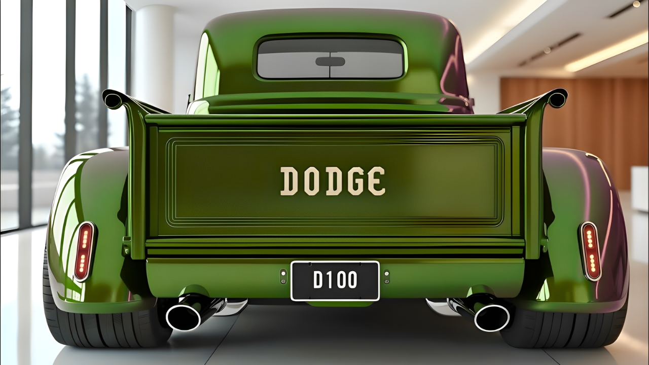 2026 Dodge D-100 Pickup: Potente y Moderna Camioneta para Todo Terreno